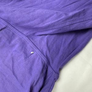 Purple graphic 2 in 1 hooded top (S/M)