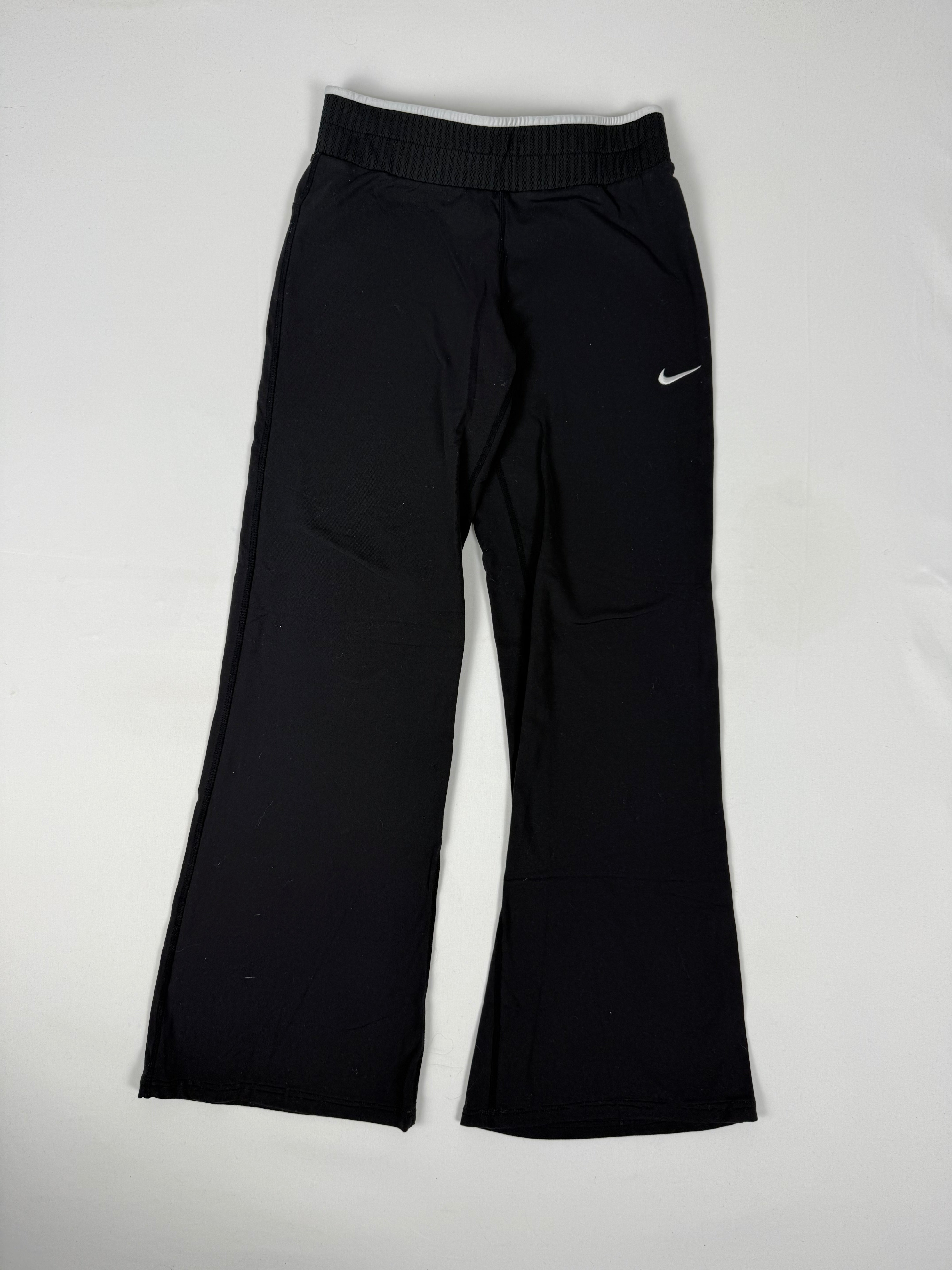 Black activewear low rise pants (XS)