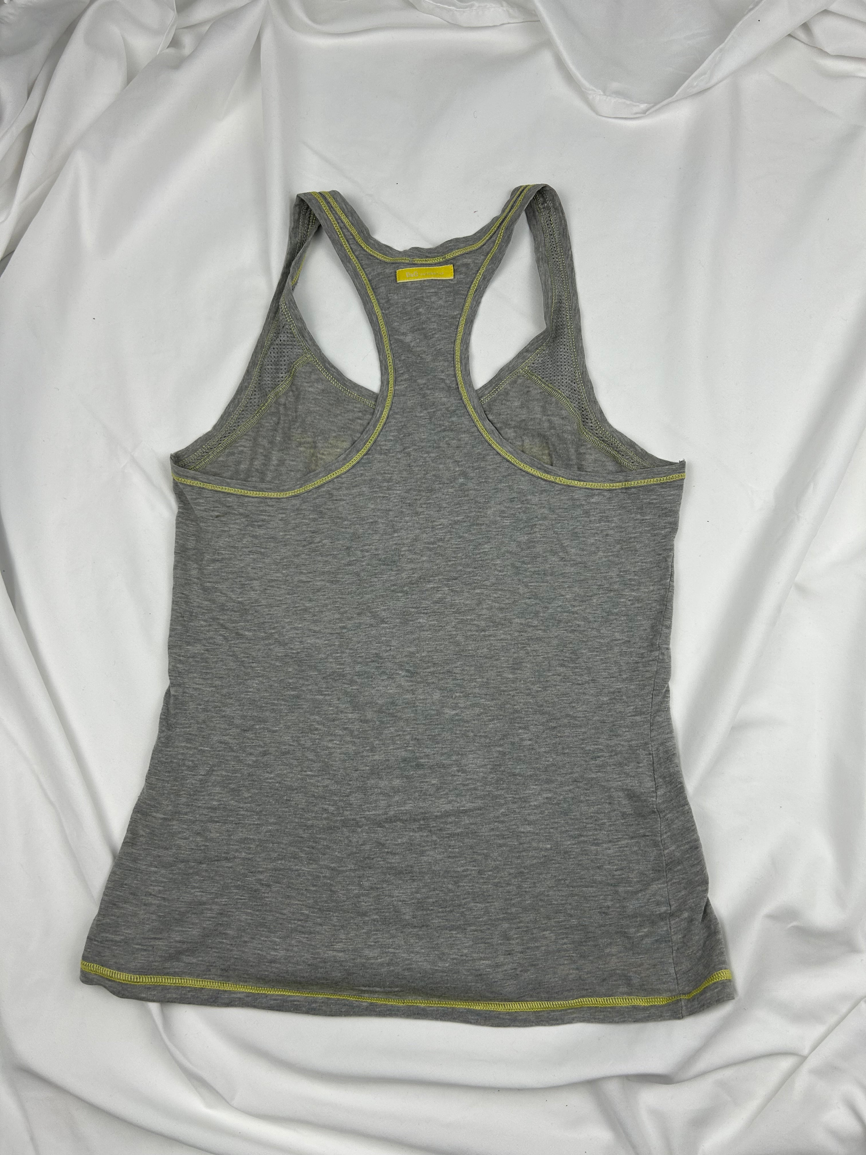 Grey logo cotton tank top (M/L)