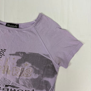 Lilac graphic tee (S/M)