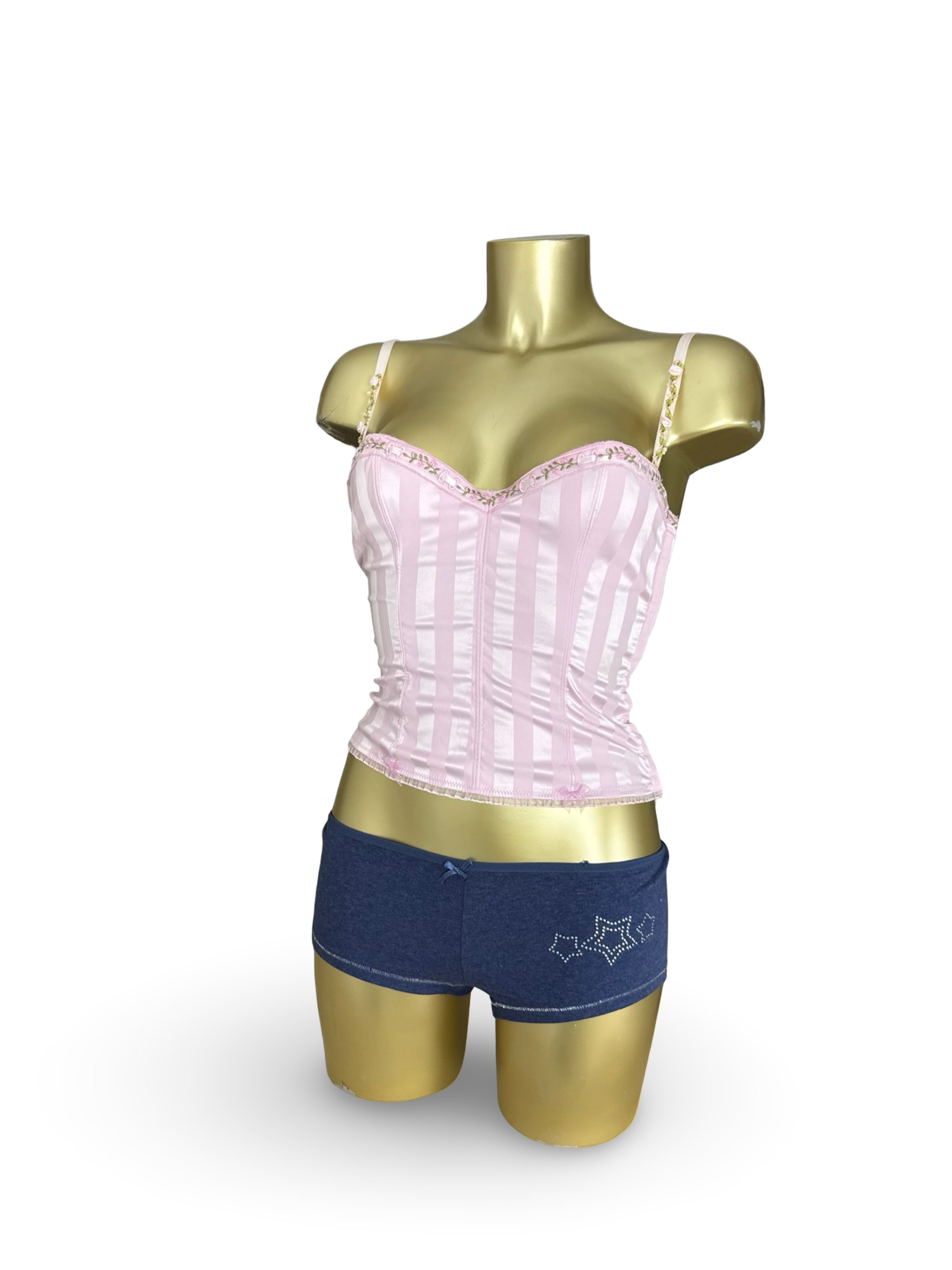 Baby pink corset top (S)