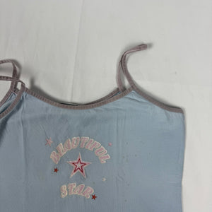 Baby blue cotton cami top (M/L)