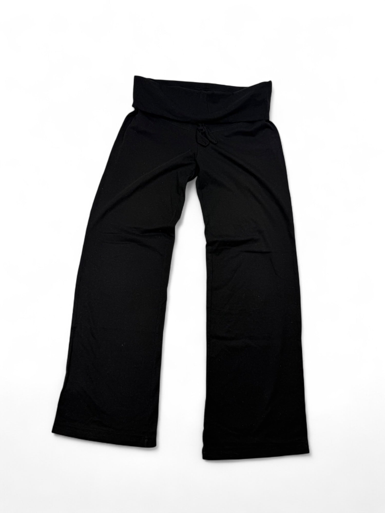 Black cotton low rise joggers pants (XS/S)
