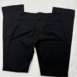 Black low rise office pants (XS)