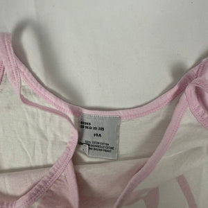 Baby pink 100%cotton graphic cami top (S/M)