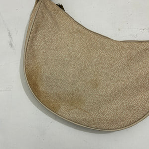 Beige small besace knitted shoulder bag y2k vintage