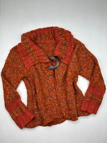 Orange cardigan  jumper (One size)