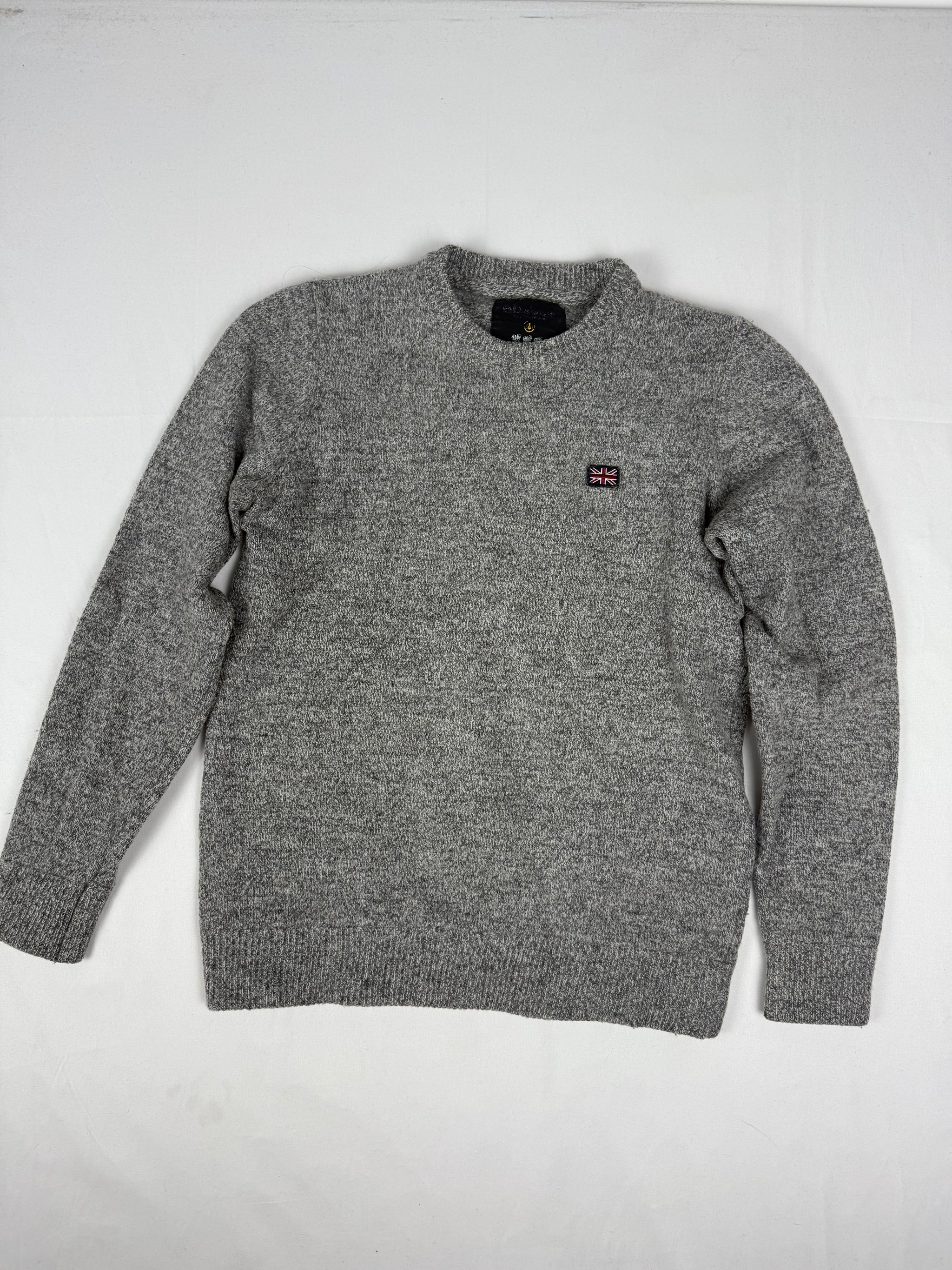 Grey wool jumper (S)