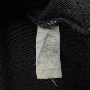 Black turtleneck 2 in 1 cardigan jumper (S)