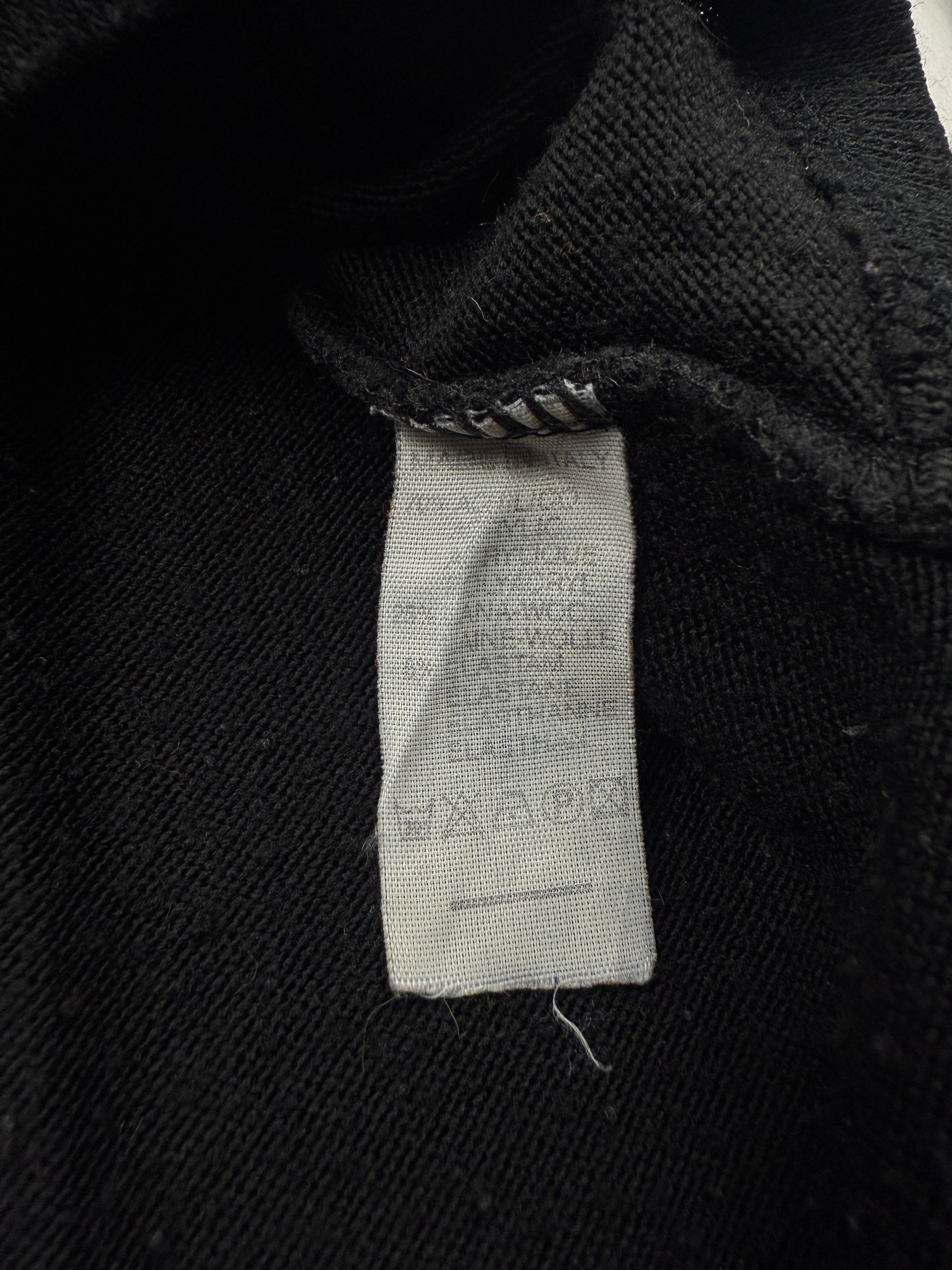 Black turtleneck 2 in 1 cardigan jumper (S)