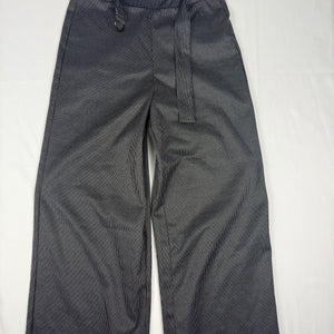 Grey low rise baggy pants with belt (S/M)