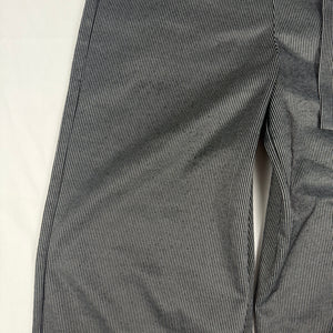 Grey low rise baggy pants with belt (S/M)
