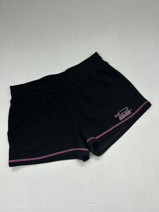 Black & pink 100% cotton low rise mini short (S/M)