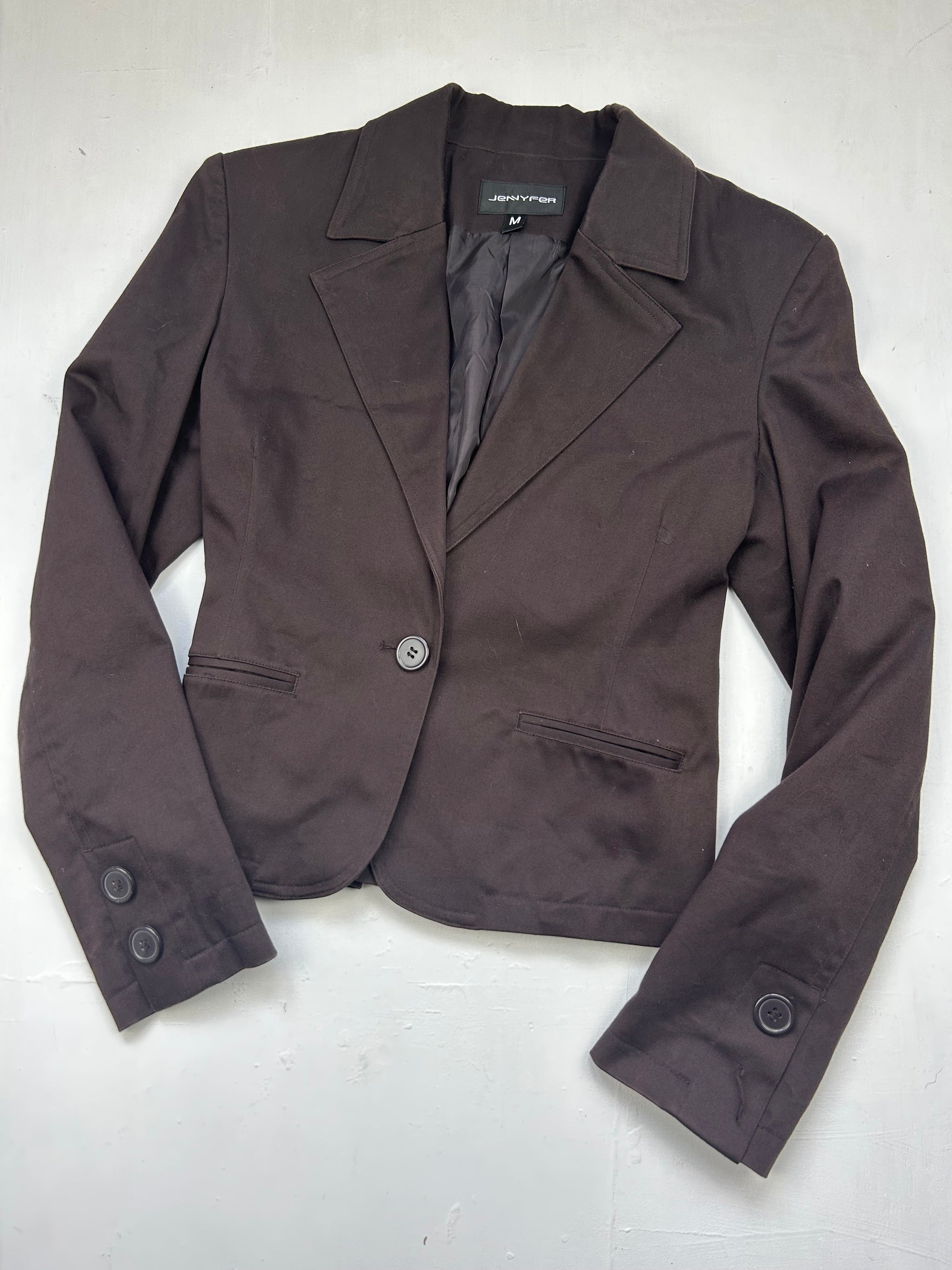 Brown office blazer jacket (S/M)