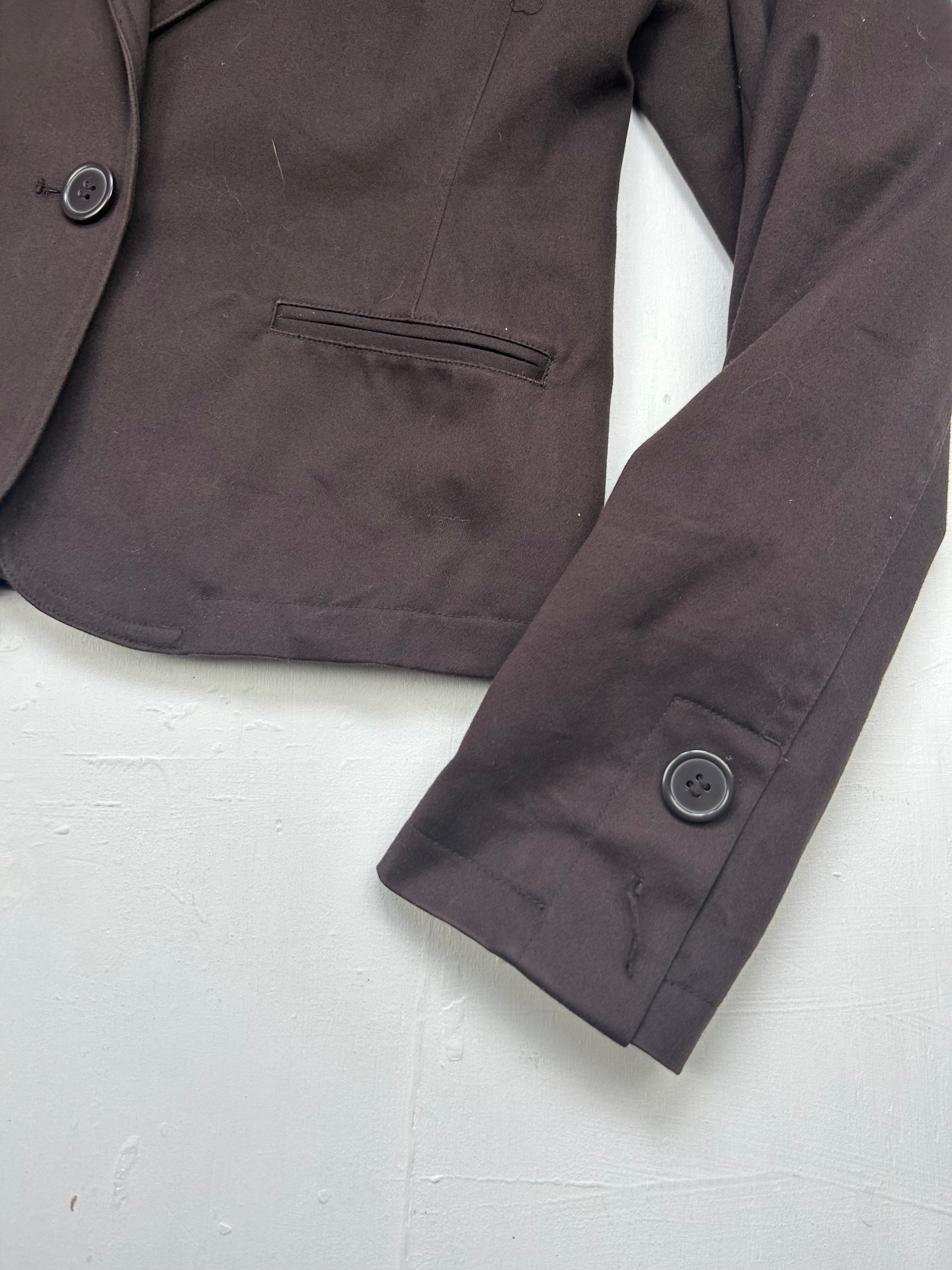 Brown office blazer jacket (S/M)