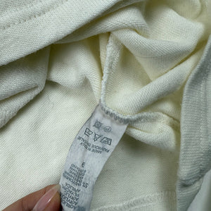 Cream faux fur neck wrap cardigan (S/M)