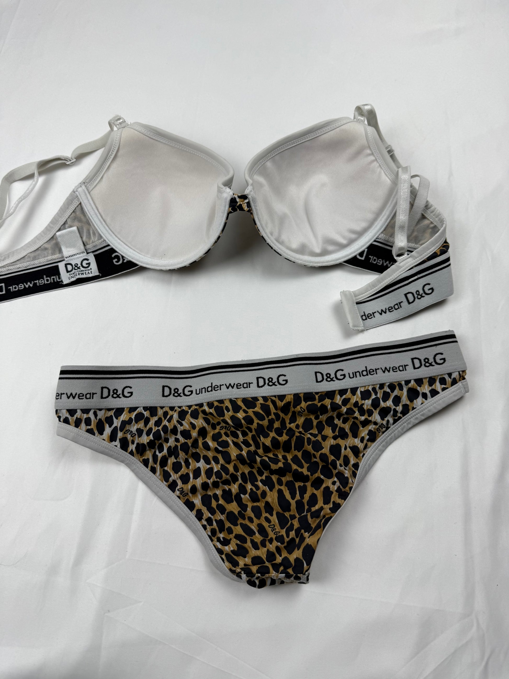 Panther silky underwear set bra + panty (S)