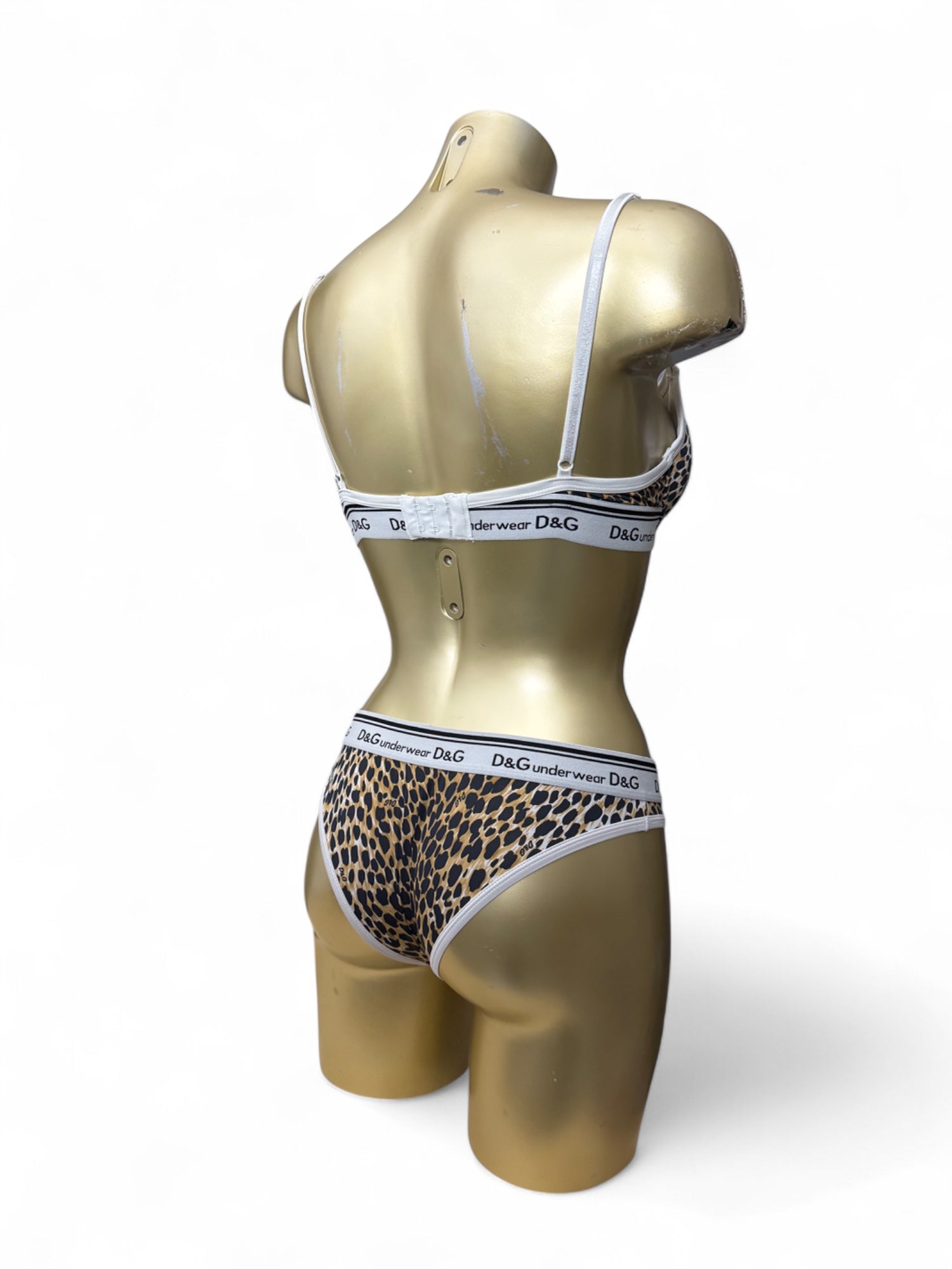 Panther silky underwear set bra + panty (S)