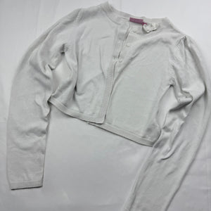 White cotton bolero jumpers (XS)