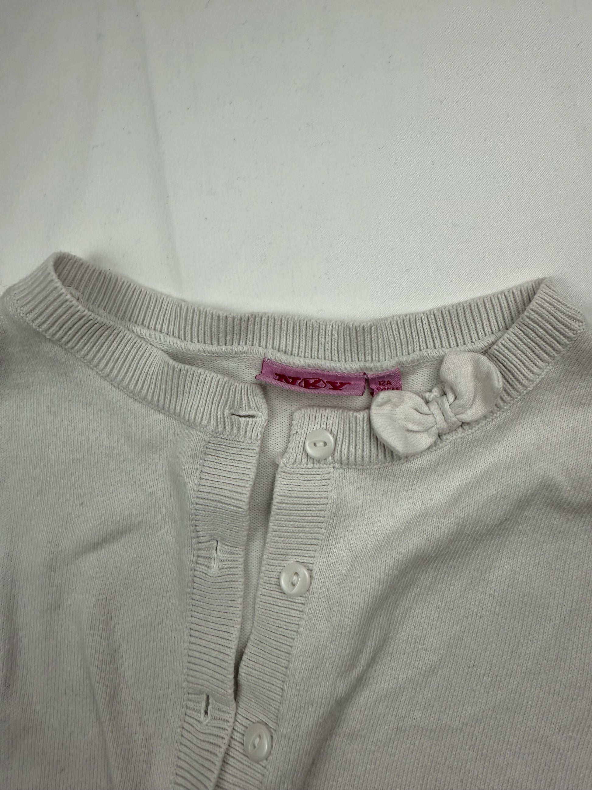 White cotton bolero jumpers (XS)