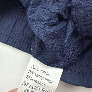 Navy zip up crop hoodie (S/M)