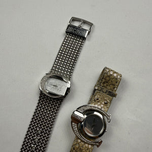 Vintage silver beige bracelet watch jewelry