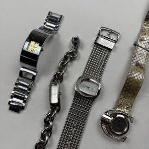 Vintage silver inox  jewelry watch