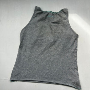 Grey cotton V neck tank top (M/L)