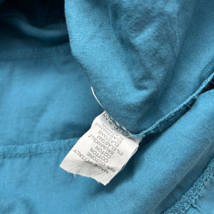 Blue pleated halter mini dress (S)