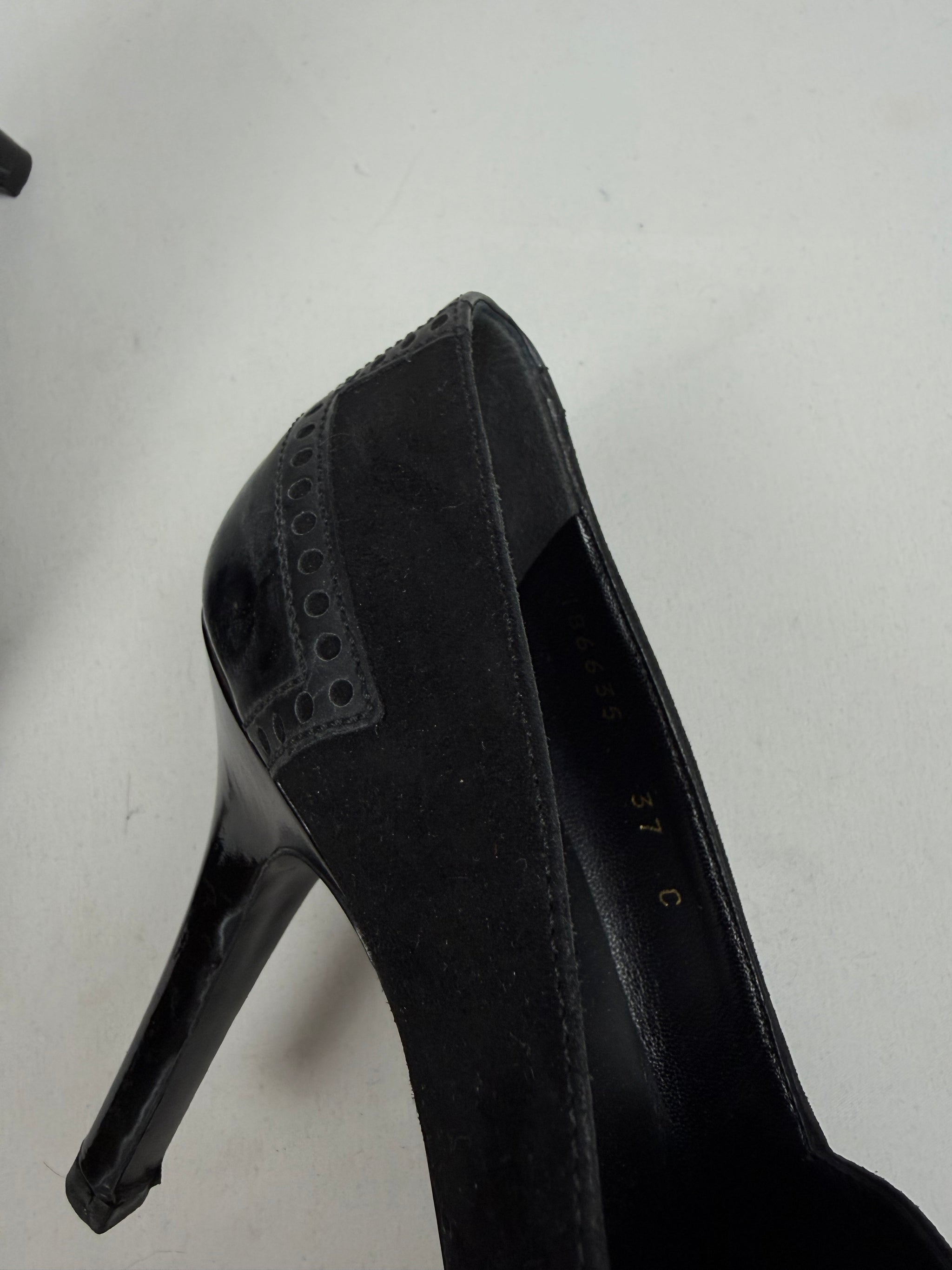 Black platform heels (37)
