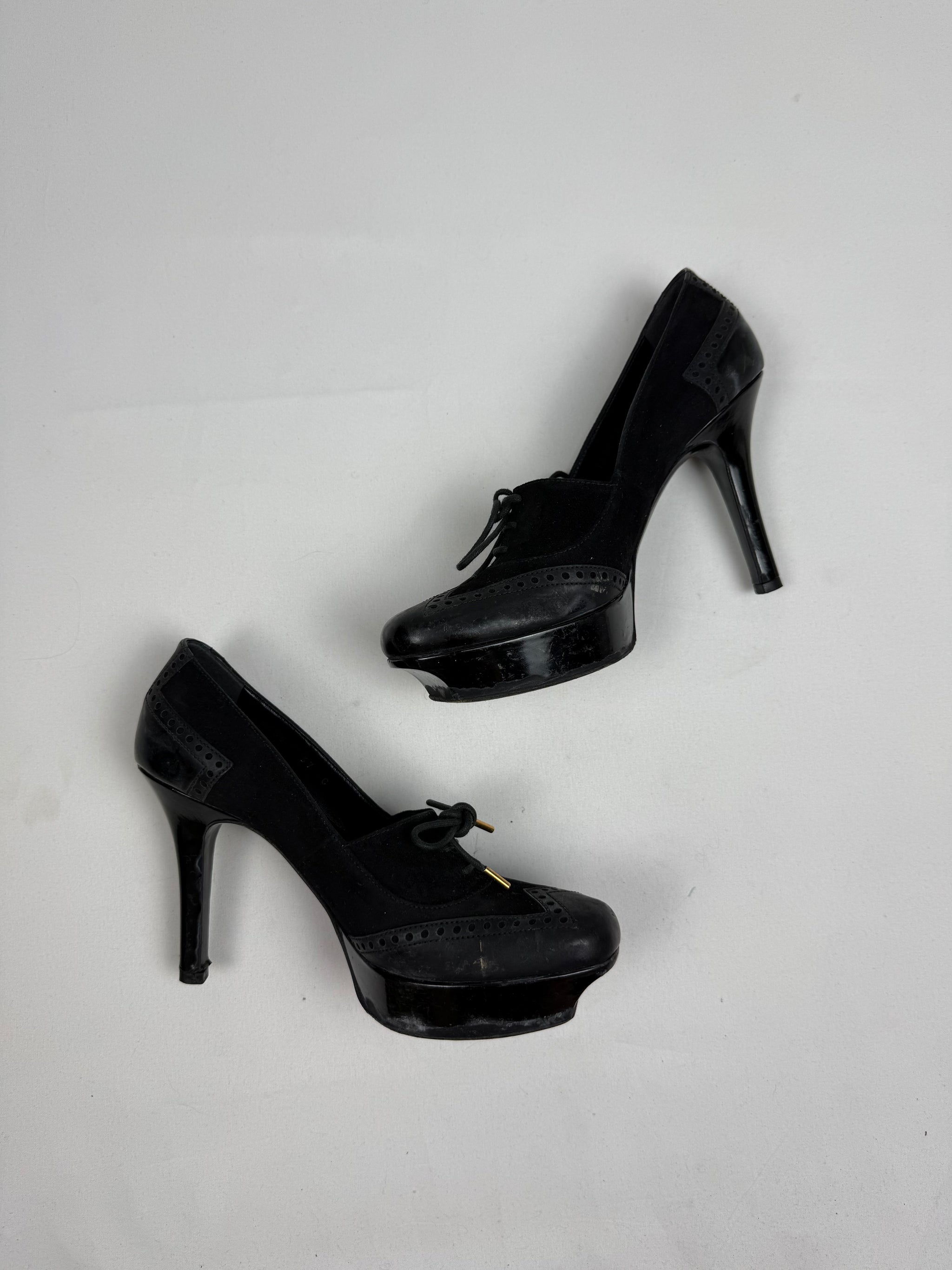 Black platform heels (37)