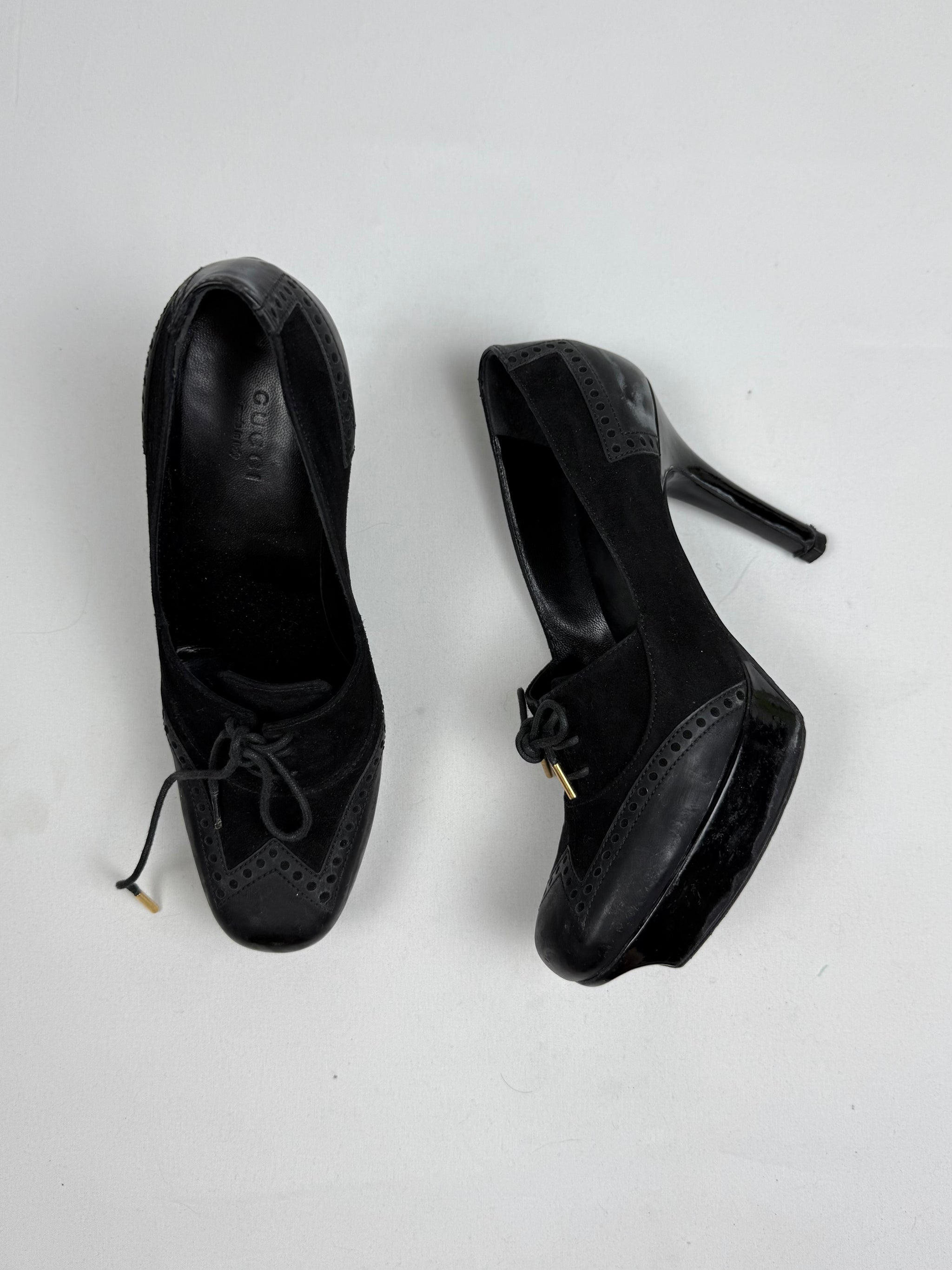 Black platform heels (37)