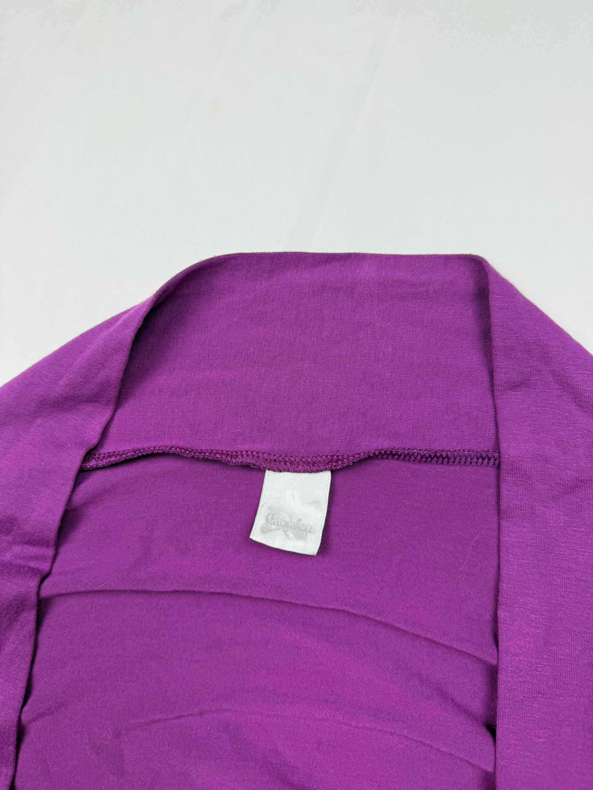 Purple long sleeves bolero top (S/M)