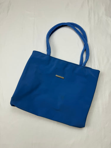 Blue medium shoulder bag (29x25cm)