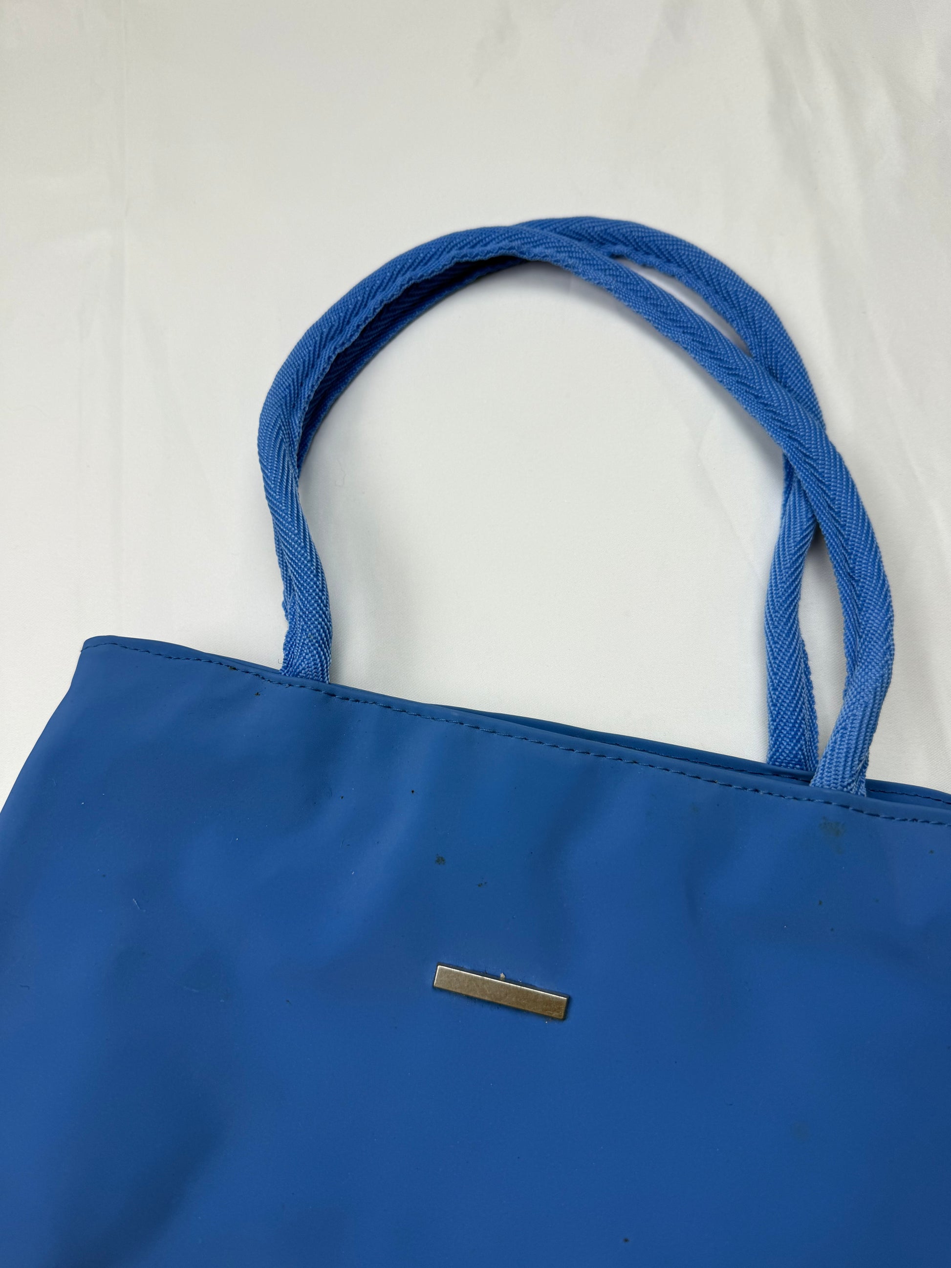 Blue medium shoulder bag (29x25cm)
