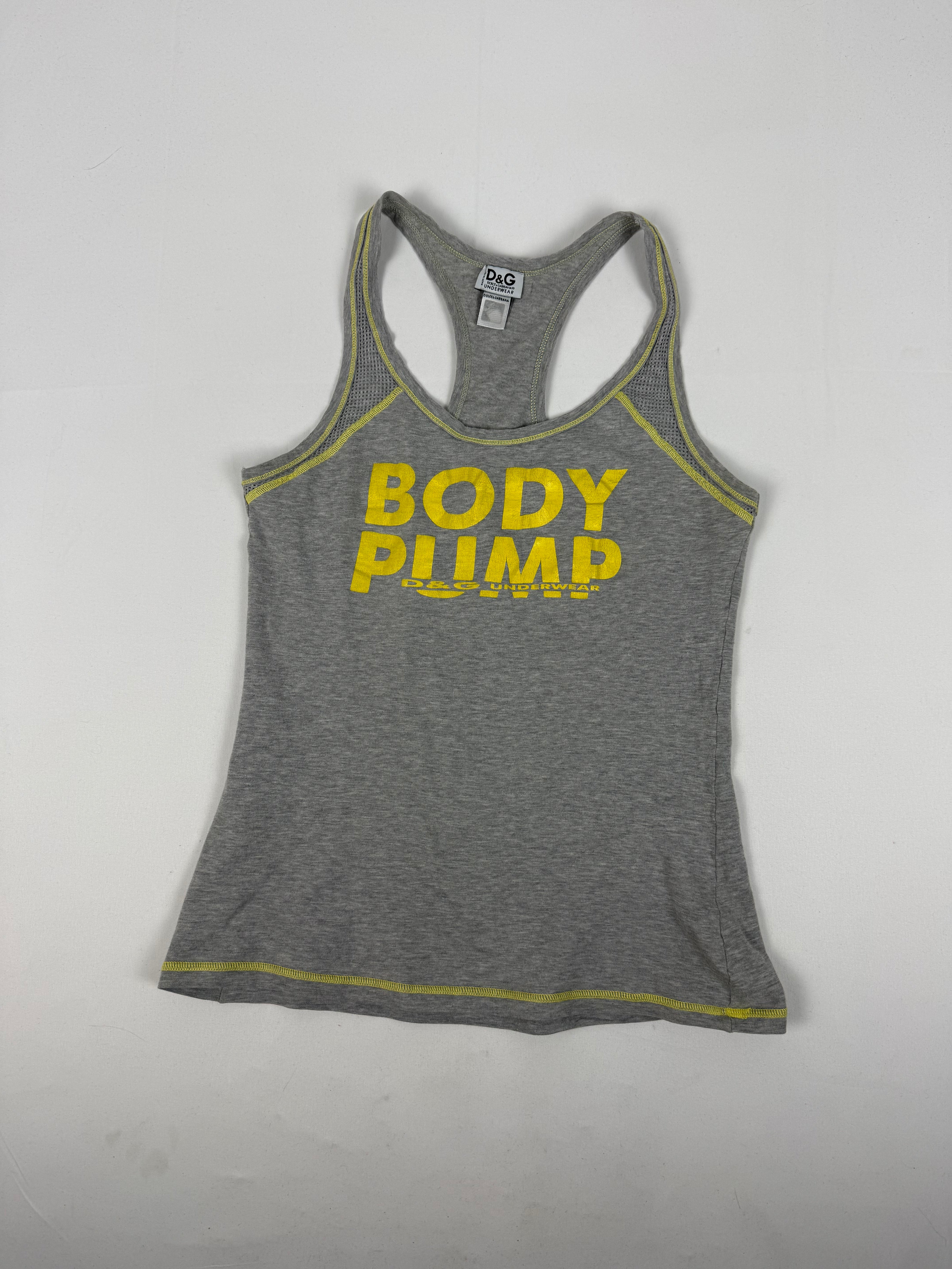 Grey logo cotton tank top (M/L)