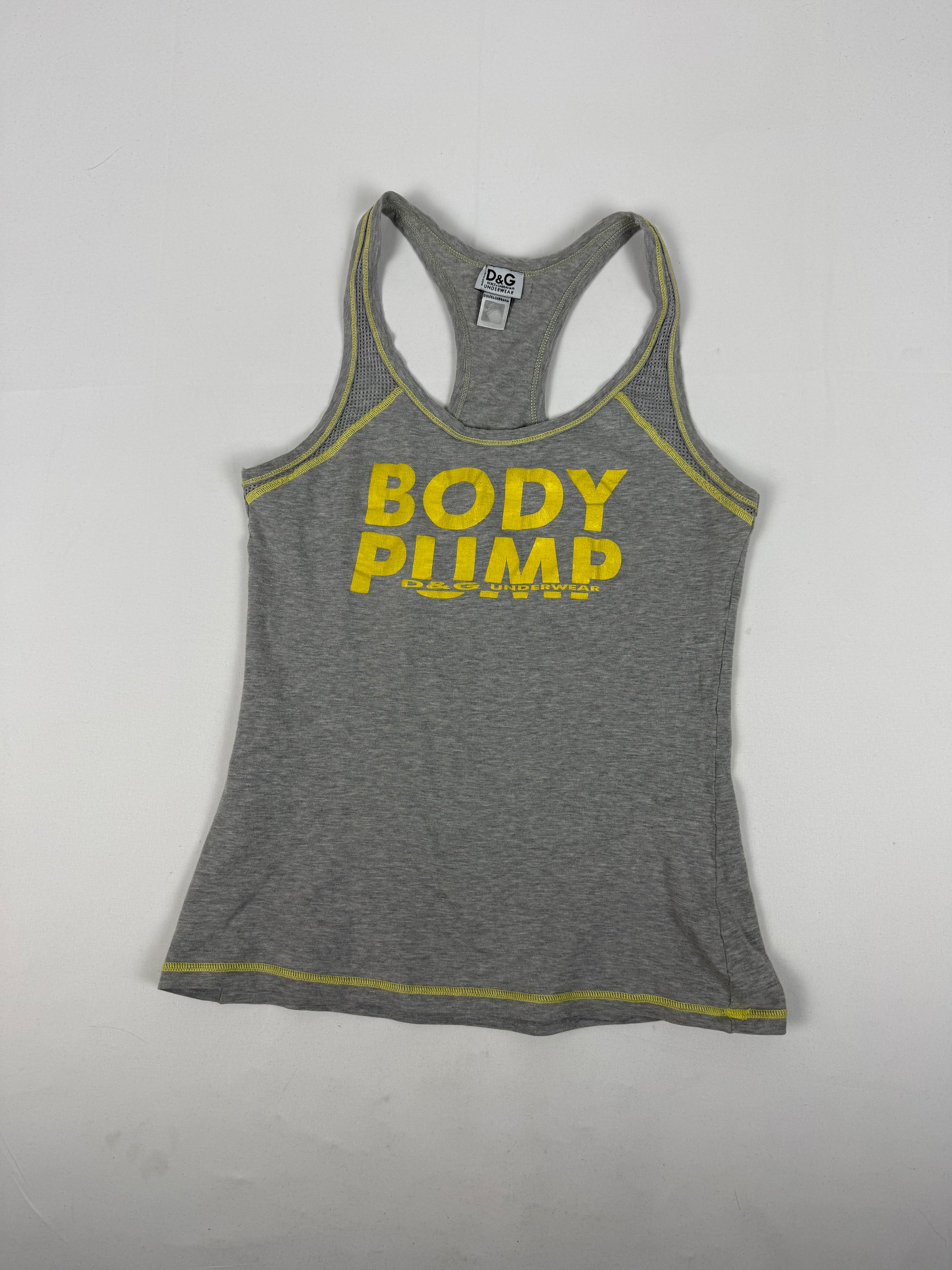 Grey logo cotton tank top (M/L)