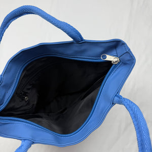 Blue medium shoulder bag (29x25cm)