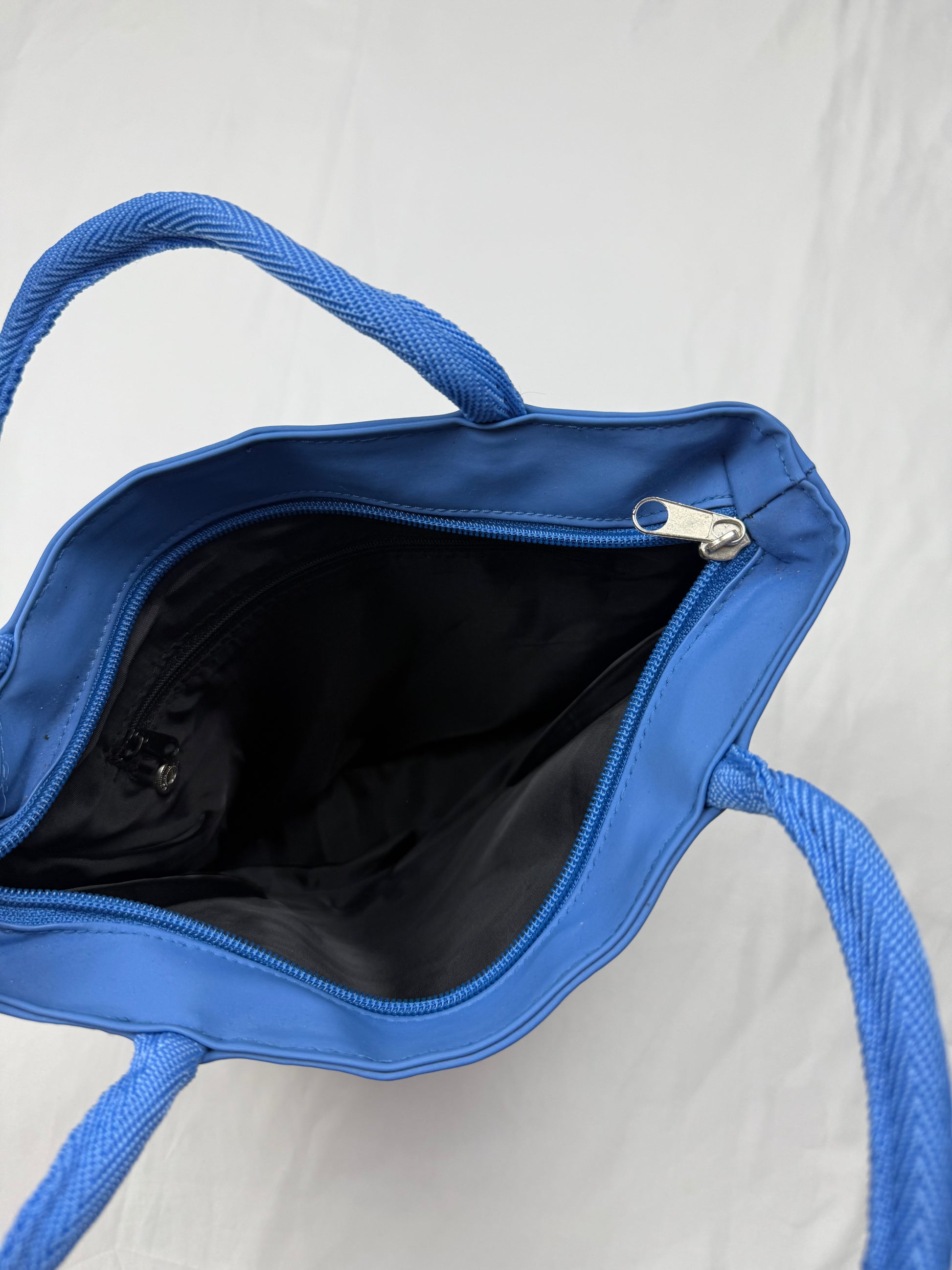 Blue medium shoulder bag (29x25cm)