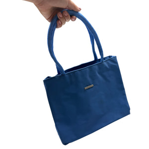 Blue medium shoulder bag (29x25cm)