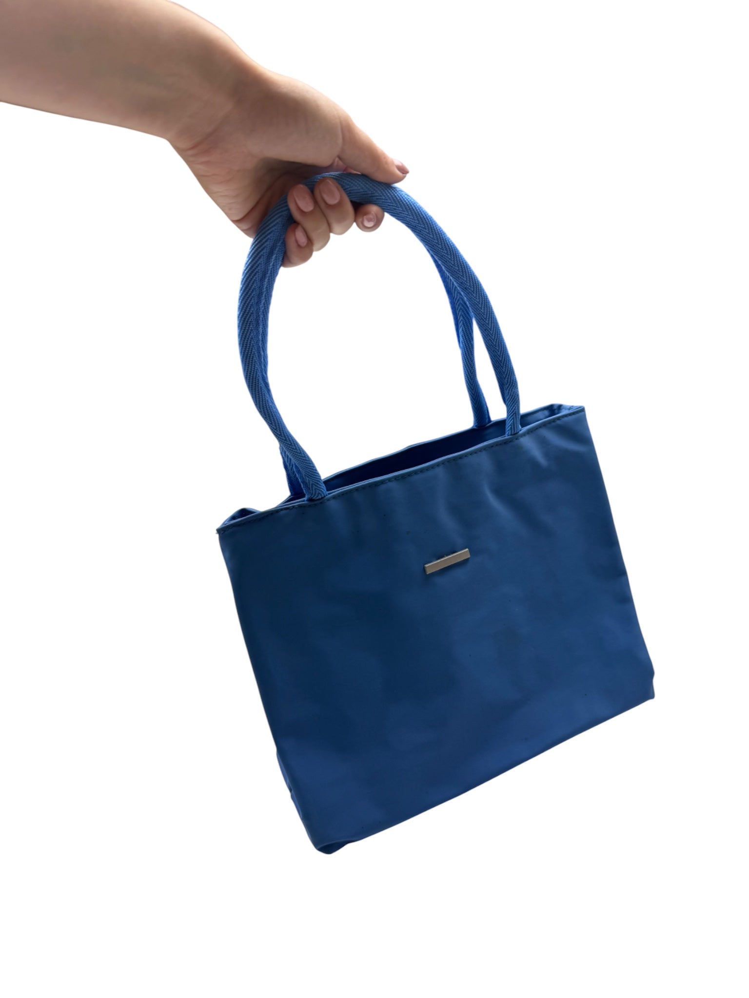 Blue medium shoulder bag (29x25cm)