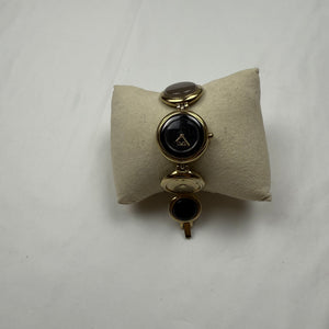 Vintage gold inox bracelet jewelry watch
