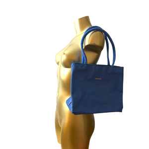 Blue medium shoulder bag (29x25cm)
