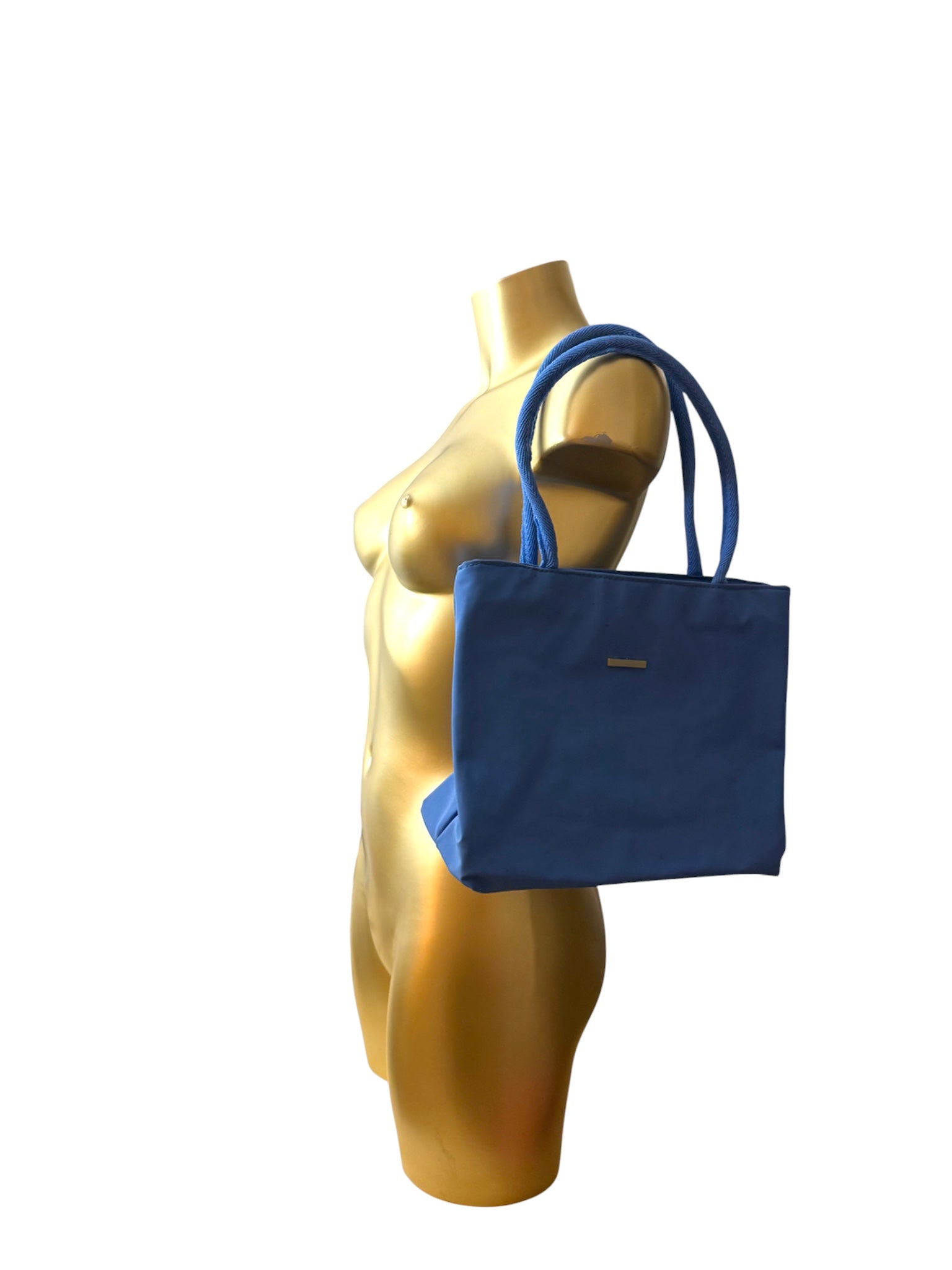 Blue medium shoulder bag (29x25cm)