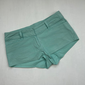 Blue low rise mini / micro office short (S)
