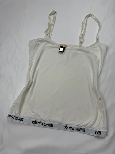 White logo cami top (S/M)
