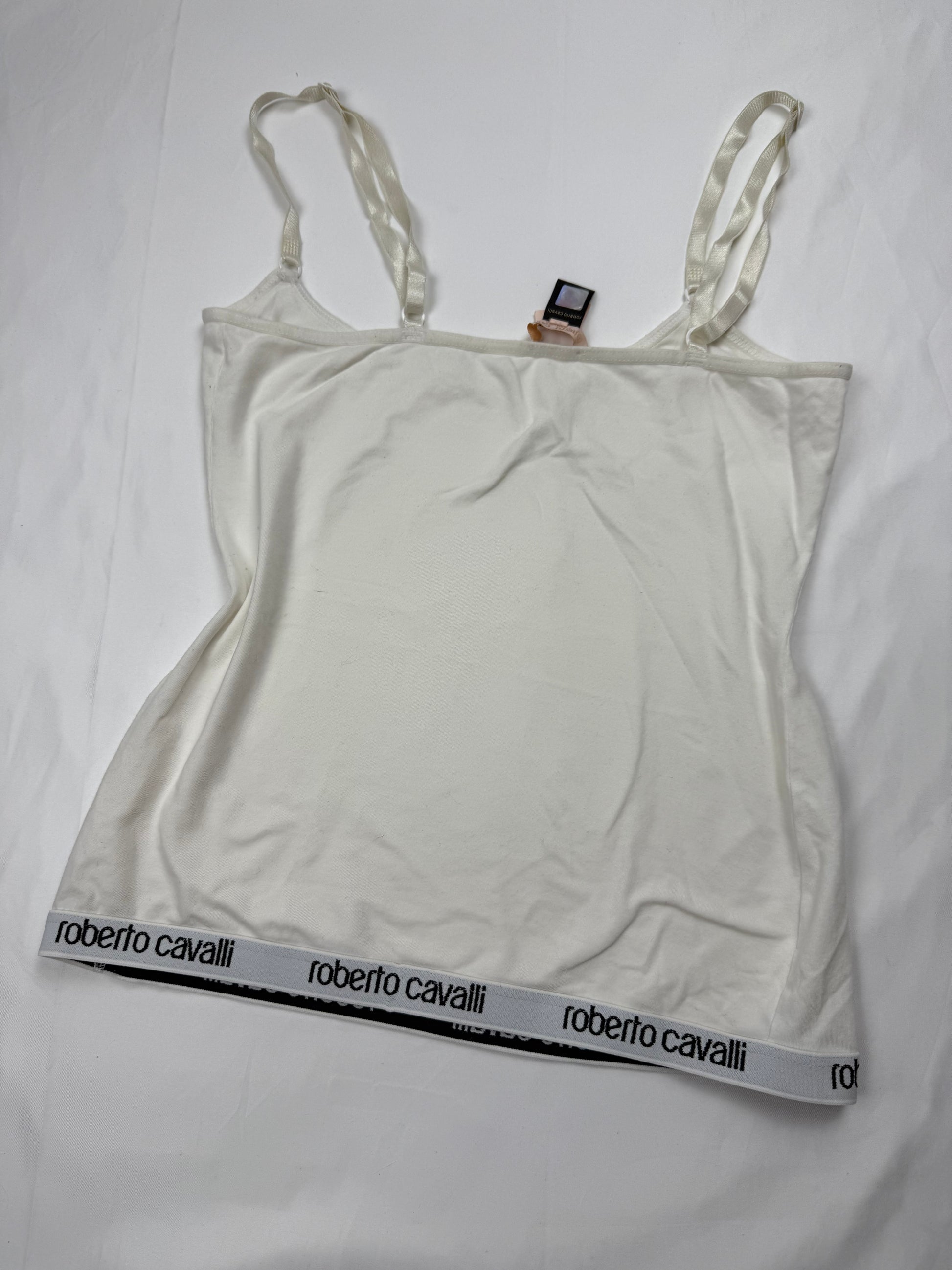 White logo cami top (S/M)