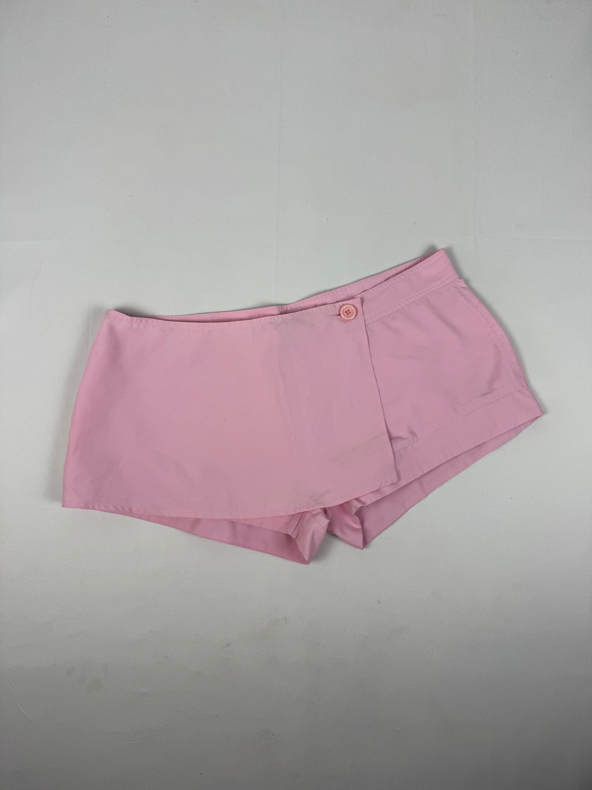 Baby pink low rise mini short (XL)