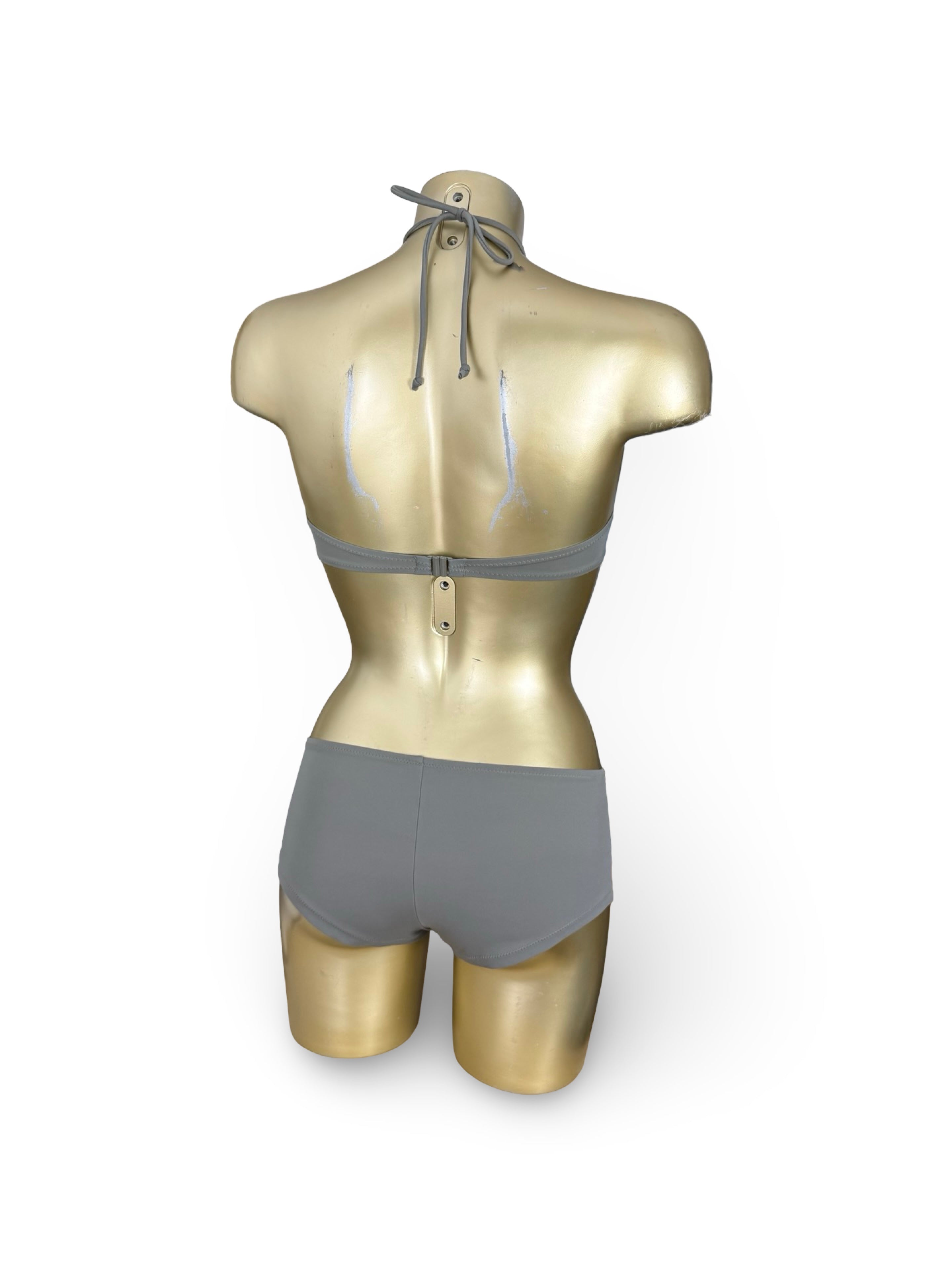 Khaki shorty bikini set (S)