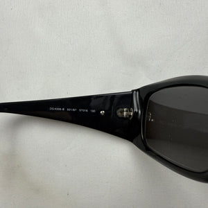 Black rhinestones logo 2000s  sunglasses (with prescription)